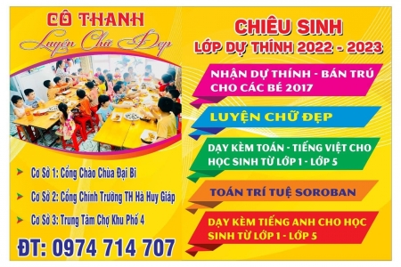 Chiêu Sinh Năm Học Mới 